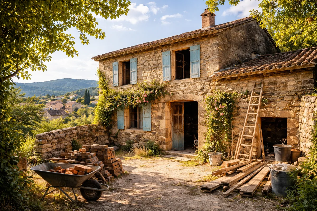 Où trouver des maisons anciennes à retaper dans le sud de la France